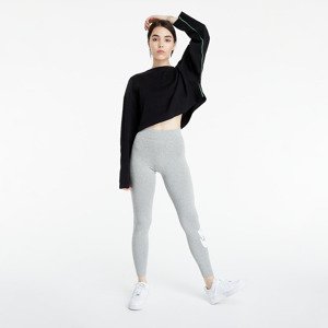 Legíny Nike Sportswear W Essential High-Rise Leggings Dk Grey Heather/ White L