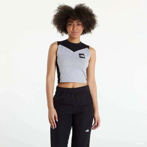 Tílko The North Face Cropped Fitted Tank Top Tnf Light Grey Heather XS