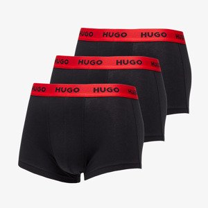 Boxerky Hugo Boss Trunk 3 Pack Black/ Red S