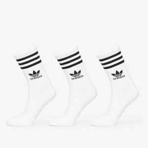 Ponožky adidas Mid Cut Crew Sock 3-Pack White M