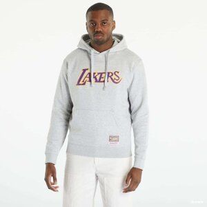 Mikina Mitchell & Ness NBA Team Logo Hoody Lakers Grey S