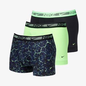 Boxerky Nike Ultra Stretch Micro Dri-FIT Boxer 3-Pack Crackle Print/ Lime Blast/ Black XL