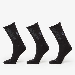 Ponožky Under Armour 3-Maker Cushioned Mid-Crew 3-Pack Socks Black M
