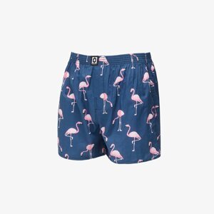 Trenky Horsefeathers Manny Boxer Shorts Blue/ Flamingos Print L