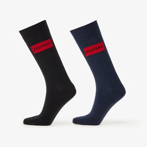 Ponožky Hugo Boss 2-Pack Sock & Becher Gadget Giftset Black/ Red Universal
