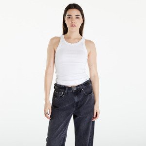 Tílko Calvin Klein Jeans Variegated Rib Woven Top Bright White M