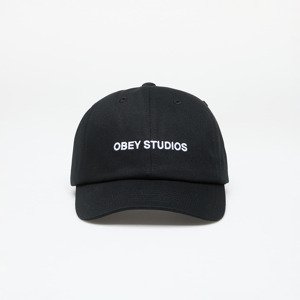 Kšiltovka OBEY Studios Strap Back Hat Black Universal
