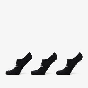 Ponožky Nike Everyday Plus Cushioned Footie 3-Pack Socks Black/ White XL