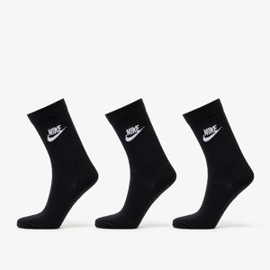 Ponožky Nike Sportwears Everyday Essential Crew 3-Pack Socks Black/ White L