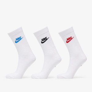 Ponožky Nike Sportswear Everyday Essential Crew Socks 3-Pack White/ Multicolor L