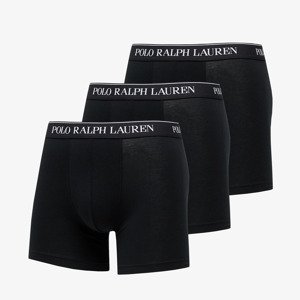 Boxerky Ralph Lauren Stretch Cotton Boxer Briefs 3-Pack Black XL