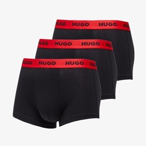 Boxerky Hugo Boss Trunk 3 Pack Black/ Red M