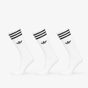 Ponožky adidas High Solid Crew Sock 3-Pack White L