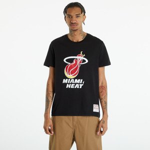 Tričko Mitchell & Ness NBA Team Logo Tee Miami Heat Black M