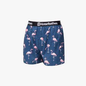 Trenky Horsefeathers Frazier Boxer Shorts Blue/ Flamingos Print L