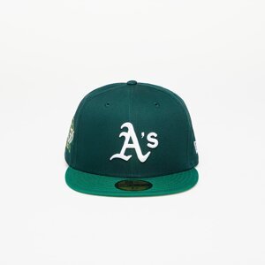 Kšiltovka New Era Oakland Athletics MLB Team Colour 59FIFTY Fitted Cap Dark Green/ White 7 3/8