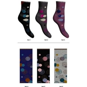 Dámské ponožky ARIA barevné s kruhy Scopri Velikosti doplňku: Barevný mix