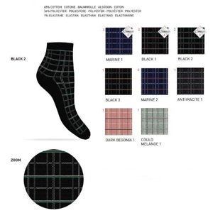 Dámské ponožky Elisa 306 barevné se vzorkem Enrico Coveri Velikosti doplňku: Barevný mix