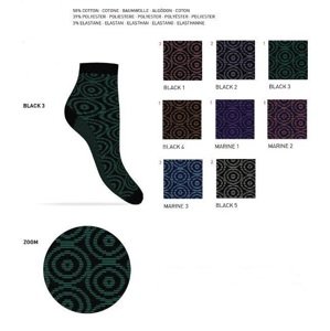 Dámské ponožky Self 2 barevné se vzorkem Enrico Coveri Velikosti doplňku: Barevný mix