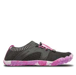 BOSKY Black/pink Barefoot Volnočasová obuv 39