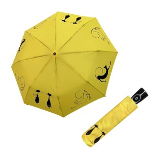 Doppler Magic Fiber Best Friends Yellow Dámský plně automatický deštník 7441465RSB04