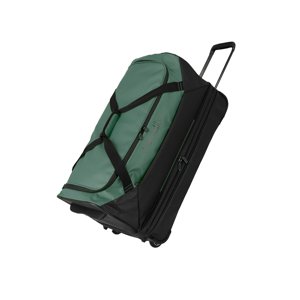 Travelite Basics Wheeled Duffle exp. Black/green 98/119 L TRAVELITE-96284-80