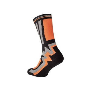 KNOXFIELD LONG Ponožky černá / oranžová 39-40 03160041C1739