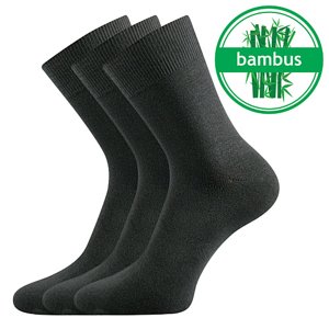 LONKA® ponožky Badon-a tmavě šedá 3 pár 47-50 100172