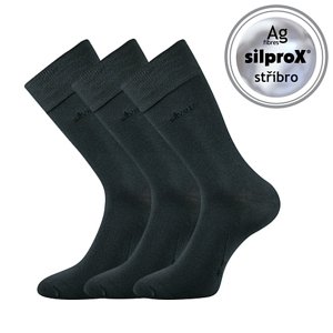 LONKA® ponožky Desilve tmavě šedá 3 pár 47-50 100556