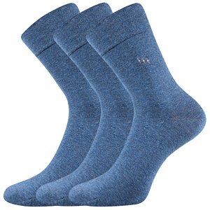 LONKA® ponožky Dipool jeans melé 3 pár 39-42 115855