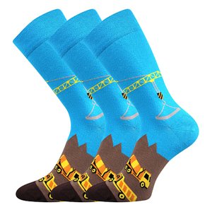 LONKA® ponožky Twidor stavba 3 pár 39-42 117434
