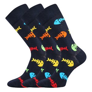 LONKA® ponožky Twidor ryby 3 pár 39-42 117438
