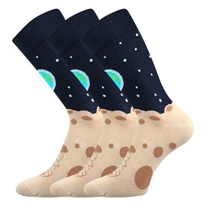 LONKA® ponožky Twidor vesmír 3 pár 39-42 117443