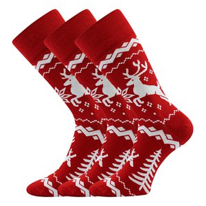 LONKA® ponožky Twidor vánoce 3 pár 43-46 118062