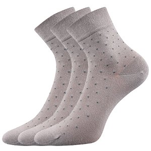 LONKA® ponožky Fiona sv.šedá 3 pár 39-42 115157