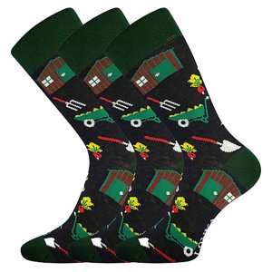 LONKA® ponožky Woodoo 20/zahrádka 3 pár 39-42 117711