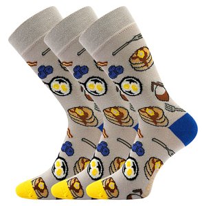 LONKA® ponožky Woodoo 23/snídaně 3 pár 39-42 117719