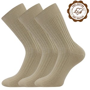 LONKA® ponožky Zebran béžová 3 pár 43-45 119488