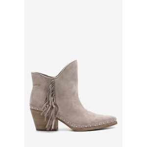 Kotníkové boty SAM EDELMAN I1429L1020 Přírodní kůže (useň) - Semiš