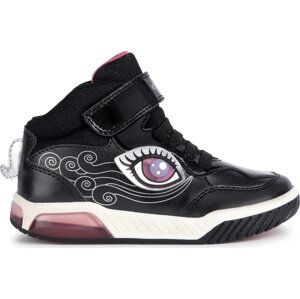 Sneakersy Geox J Inek Girl J36ASB 0NFEW C0922 D Black/Fuchsia