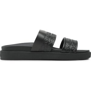 Nazouváky Calvin Klein Ergo Slide - Hf Mono HW0HW01535 Blacko Mono 0GN