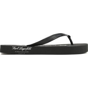 Žabky KARL LAGERFELD KL71007 Black Rubber