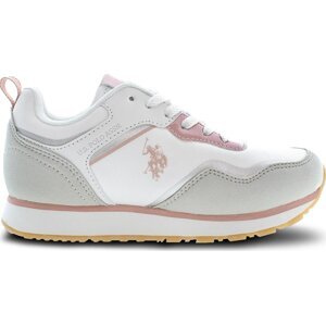 Sneakersy U.S. Polo Assn. Nobik NOBIK010 WHI-PIN01