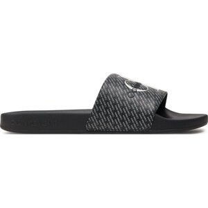 Nazouváky Calvin Klein Jeans Slide Aop YM0YM00955 Černá