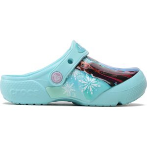 Nazouváky Crocs FROZEN Fldisneyfrozenllclog K 207465 Ice Blue