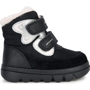 Kotníková obuv Geox B Willaboom Girl B A B365AA 0FU22 C0869 M Black/Lt Pink