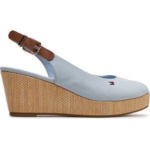 Espadrilky Tommy Hilfiger FW0FW04788 Světle modrá