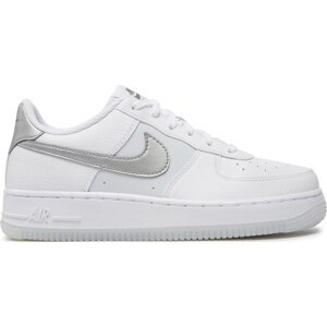 Boty Nike Air Force 1 Gs FV3981 100 White/Metalic Silver