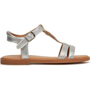 Sandály Geox J Sandal Karly Girl J4535H 0NFQD C1007 S Silver