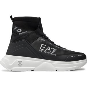 Sneakersy EA7 Emporio Armani X8Z043 XK362 Q739 Black+Silver+White